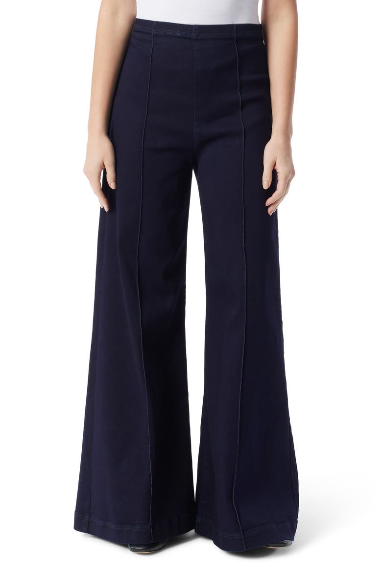 Dee Pintuck Pull-On Wide Leg Pants, Main, color, RINSE