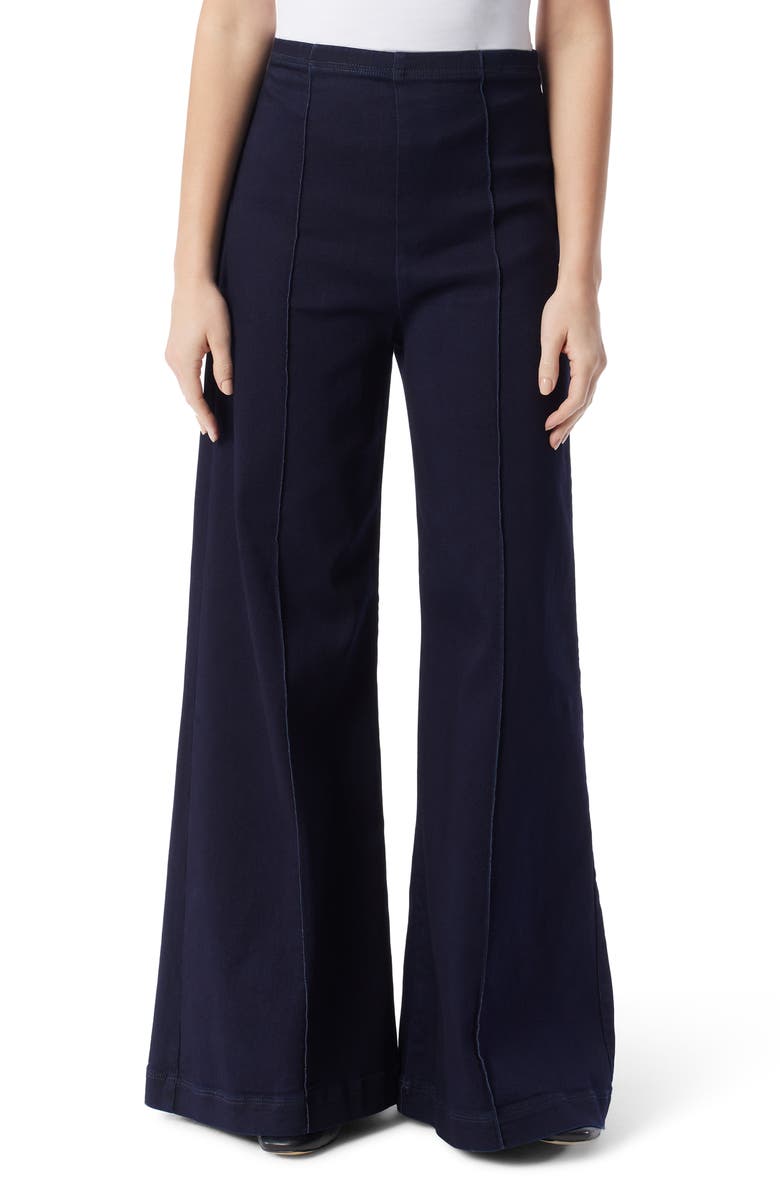 DO by Dee Ocleppo Dee Pintuck Pull-On Wide Leg Pants, Main, color, Rinse