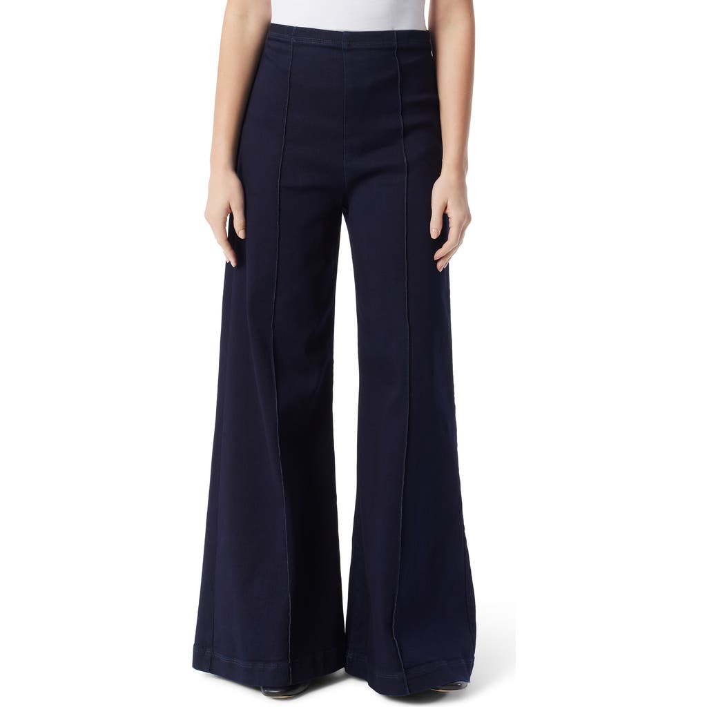 Do By Dee Ocleppo Dee Pintuck Pull-on Wide Leg Pants In Blue