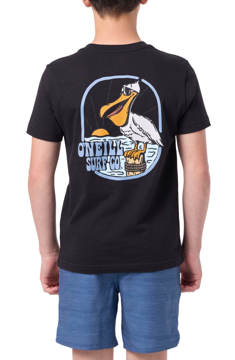 O'Neill Kids' Pelly Cotton Graphic T-Shirt, Alternate, color, Black