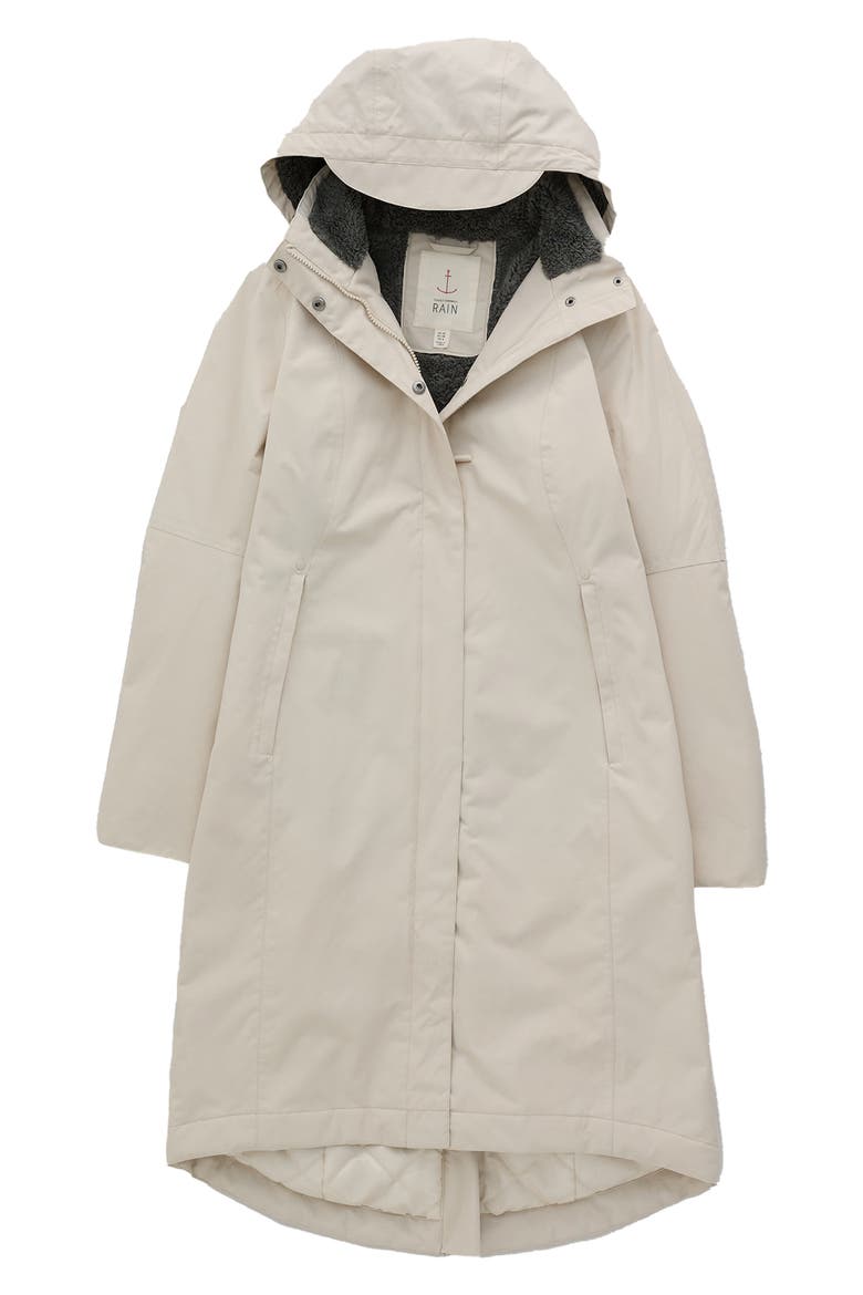 Janelle Waterproof Coat, Alternate, color, ARAN