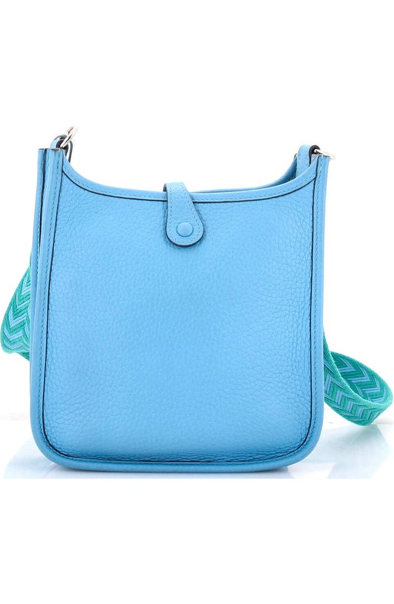 Pre-Owned Hermes Evelyne Bag Gen III Clemence TPM, Alternate, color, Celeste
