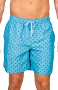 TailorByrd Shark Fins Swim Trunks