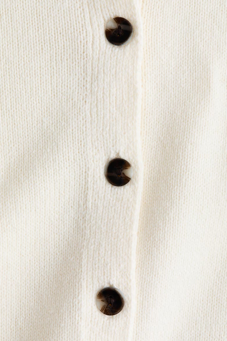 Short-sleeved Cardigan, Alternate, color, White