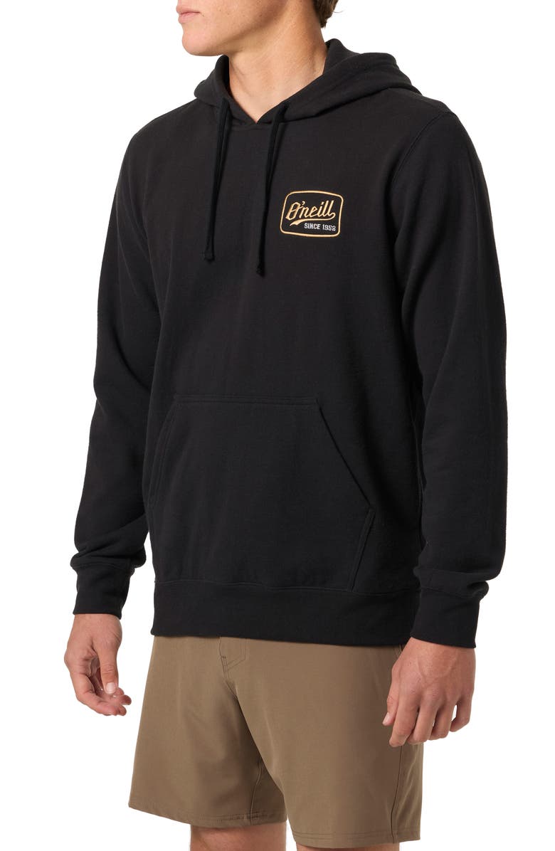 O'Neill Fifty-Two Cliffs Hoodie, Alternate, color, Black
