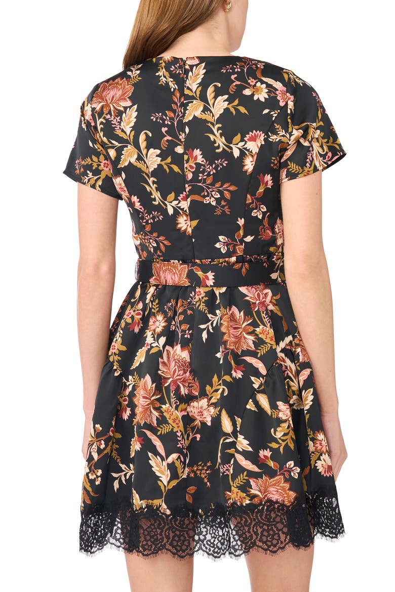 Short Sleeve Minidress, Alternate, color, RICH BLACK