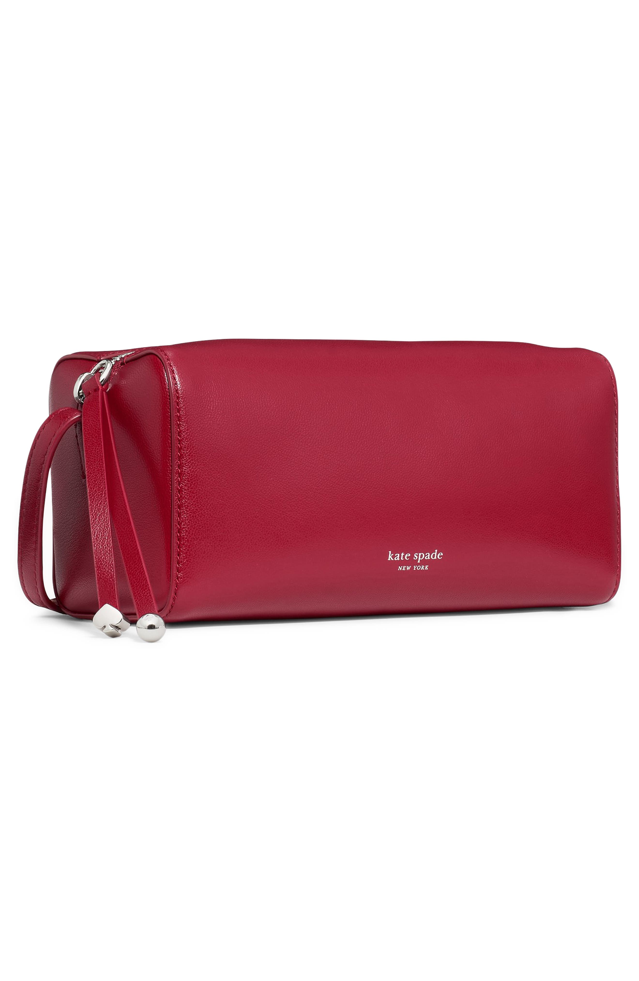Tootsie Leather Crossbody Bag, Alternate, color, RED JAM