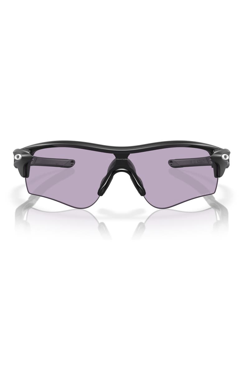 138mm RadarLock® Path® Wrap Sunglasses, Main, color, MATTE BLACK / PRIZM SLATE