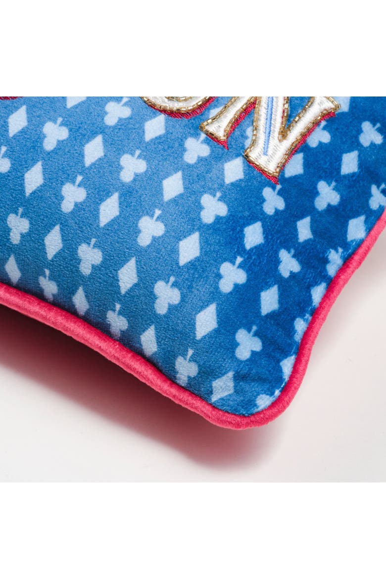 Hansi Hof Digital Printed Embroidered Home Accent, Alternate, color, Blue