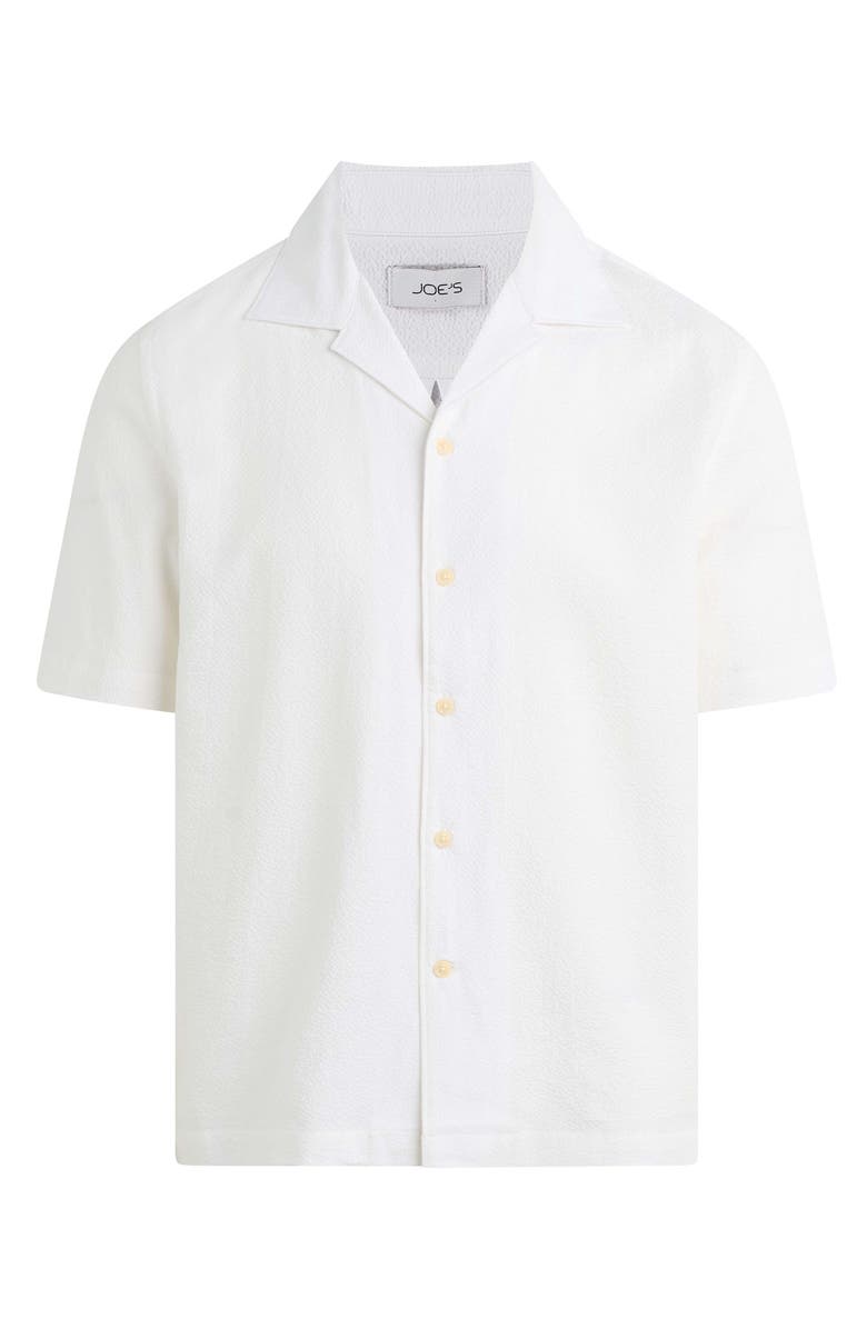 Joe's Seersucker Camp Shirt, Alternate, color, Optic White