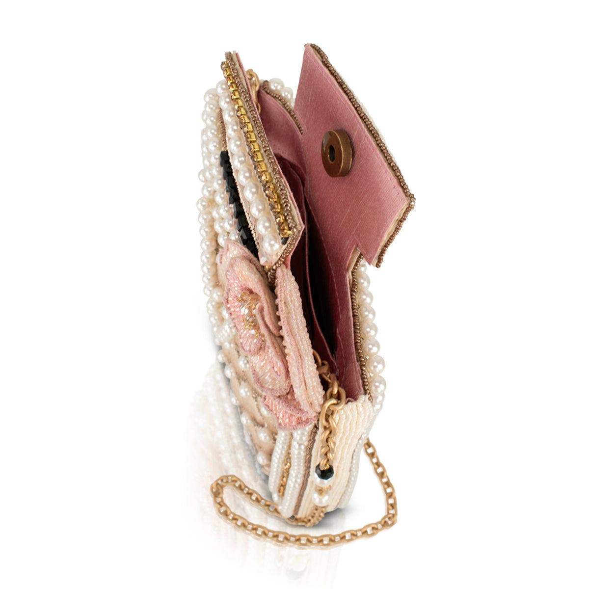 Pearl Essence Handbag, Alternate, color, Blush