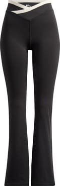 PacSun Contrast Crossover Flare Leggings