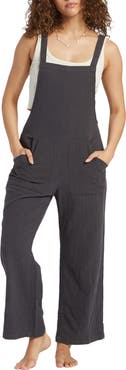 Billabong Pacific Time Cotton Gauze Jumpsuit