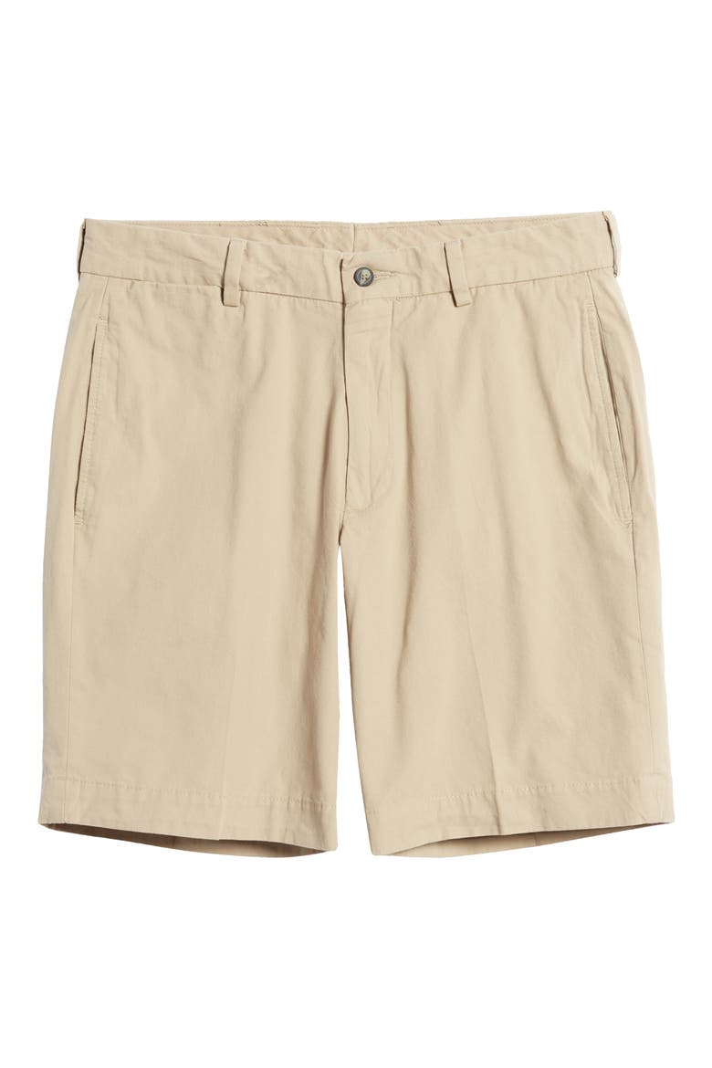 Men's Charleston Flat Front Khaki Shorts, Alternate, color, KHAKI