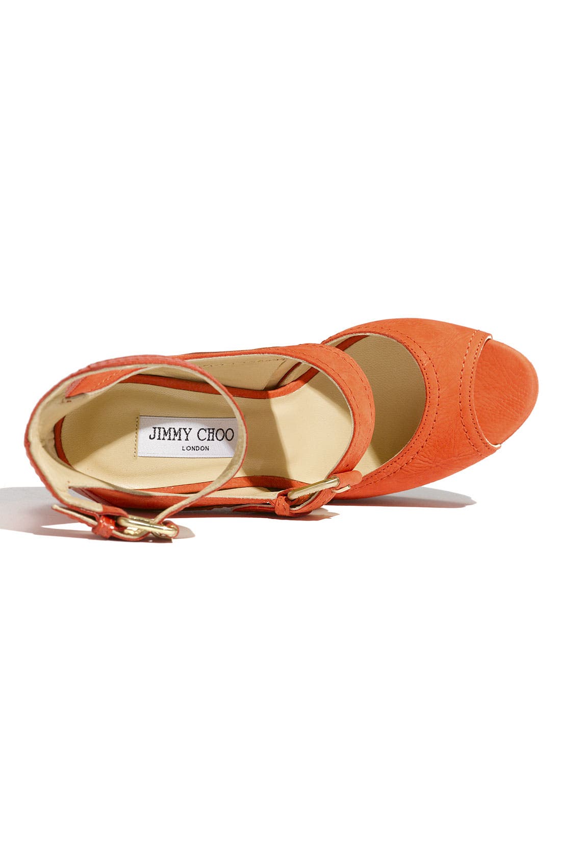'Letitia' Buckle Sandal, Alternate, color, CORAL