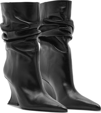 Siena Slouch Wedge Bootie