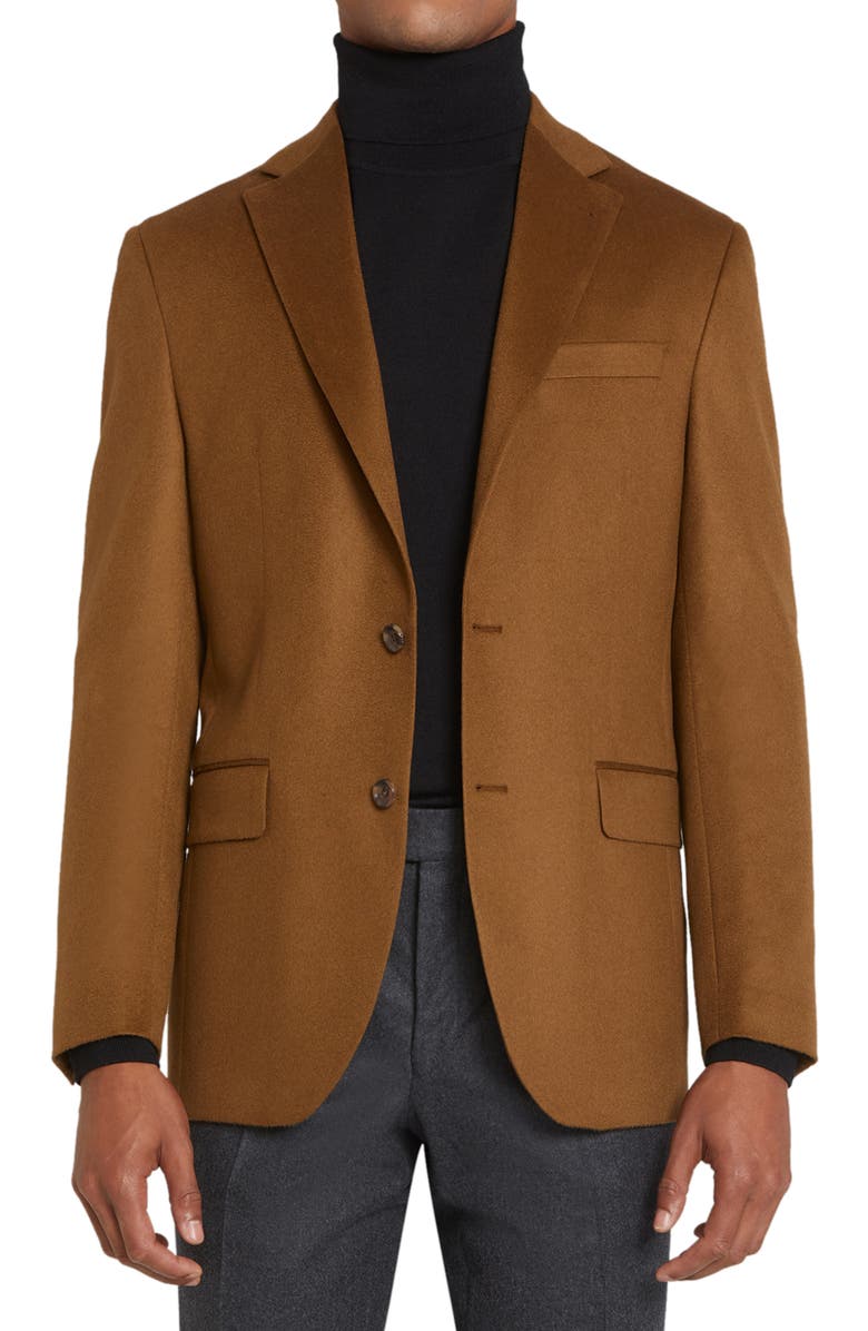 Jack Victor David Solid Cashmere Sport Coat, Main, color,