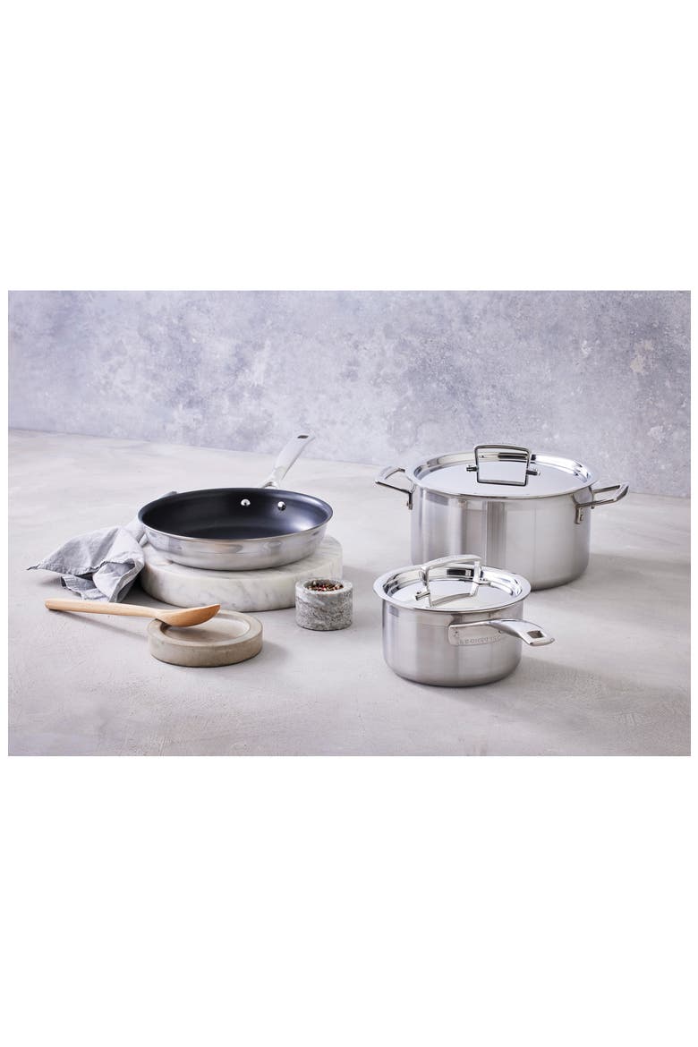 Classic Stainless Steel 5-Piece Cookware Set, Alternate, color, STAINLESS STEEL
