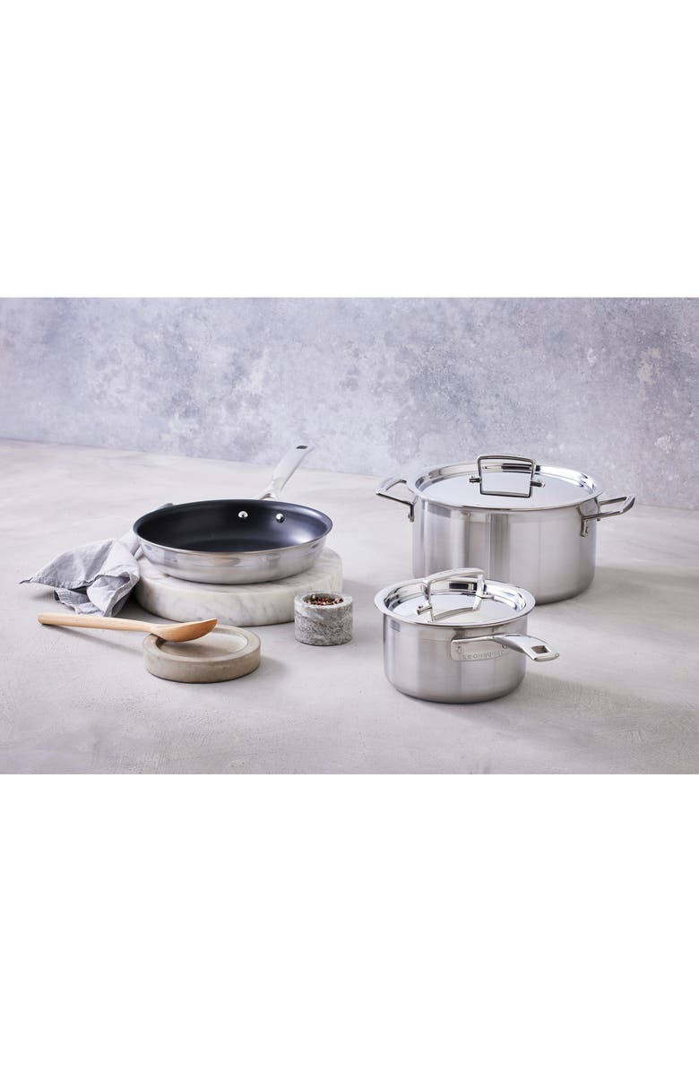Le Creuset Classic Stainless Steel 5-Piece Cookware Set, Alternate, color, Stainless Steel