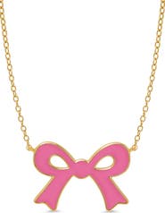 Lily Nily Kids' Flat Bow Pendant Necklace