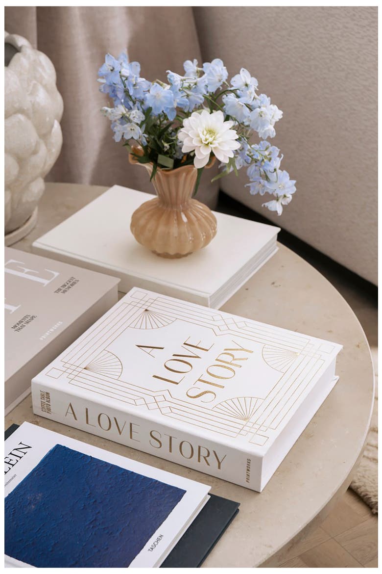 A Love Story Wedding Photo Album, Alternate, color, WHITE