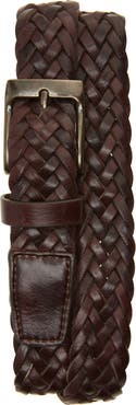 Johnston & Murphy Braided Leather Belt
