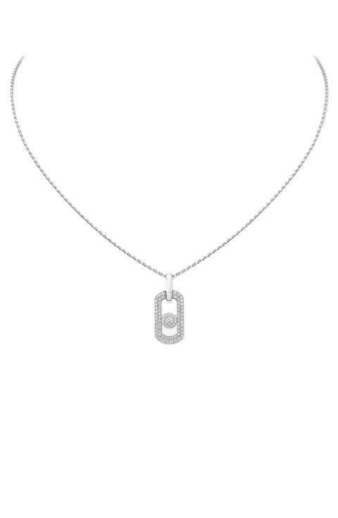 So Move Diamond Pavé 18K Gold Necklace