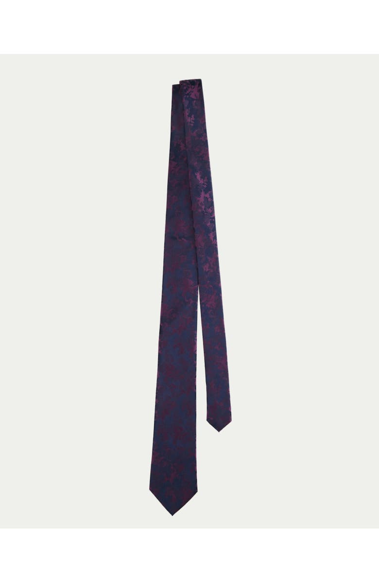 Knottery & Co Marble Cloud Silk Jacquard Tie, Alternate, color, Navy