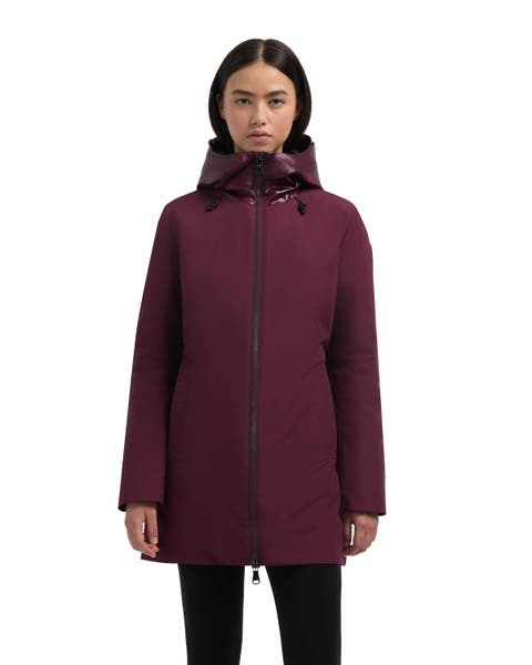 Nova Mixed Media 3-in-1 Coat with Fixed Hood