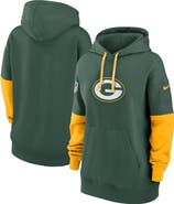 Nike Women's Nike Green Green Bay Packers 2024 Sideline Essential Fleece Pullover Hoodie