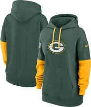 Nike Women's Nike Green Green Bay Packers 2024 Sideline Essential Fleece Pullover Hoodie