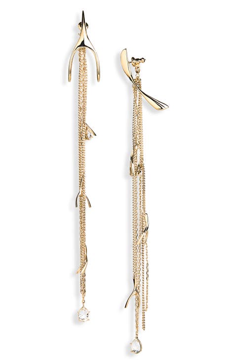 Wishbone Drop Earrings