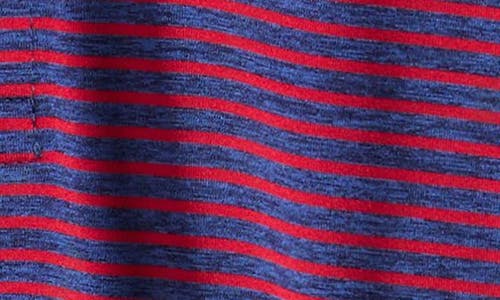 Vineyard Vines Kids' Bradley Stripe Stretch Polo In Purple