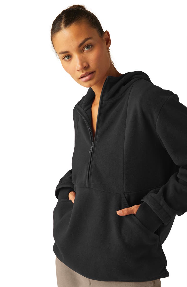 Beyond Yoga Activate Fleece Half Zip Pullover, Alternate, color, 