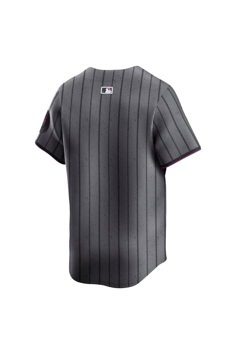 Men's Nike Gray New York Mets City Connect Limited Jersey, Alternate, color, Gray