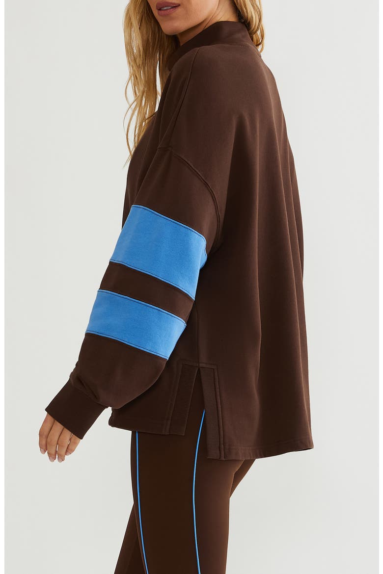 Jaylyn Sweatshirt, Alternate, color, CARIBOU BLUE