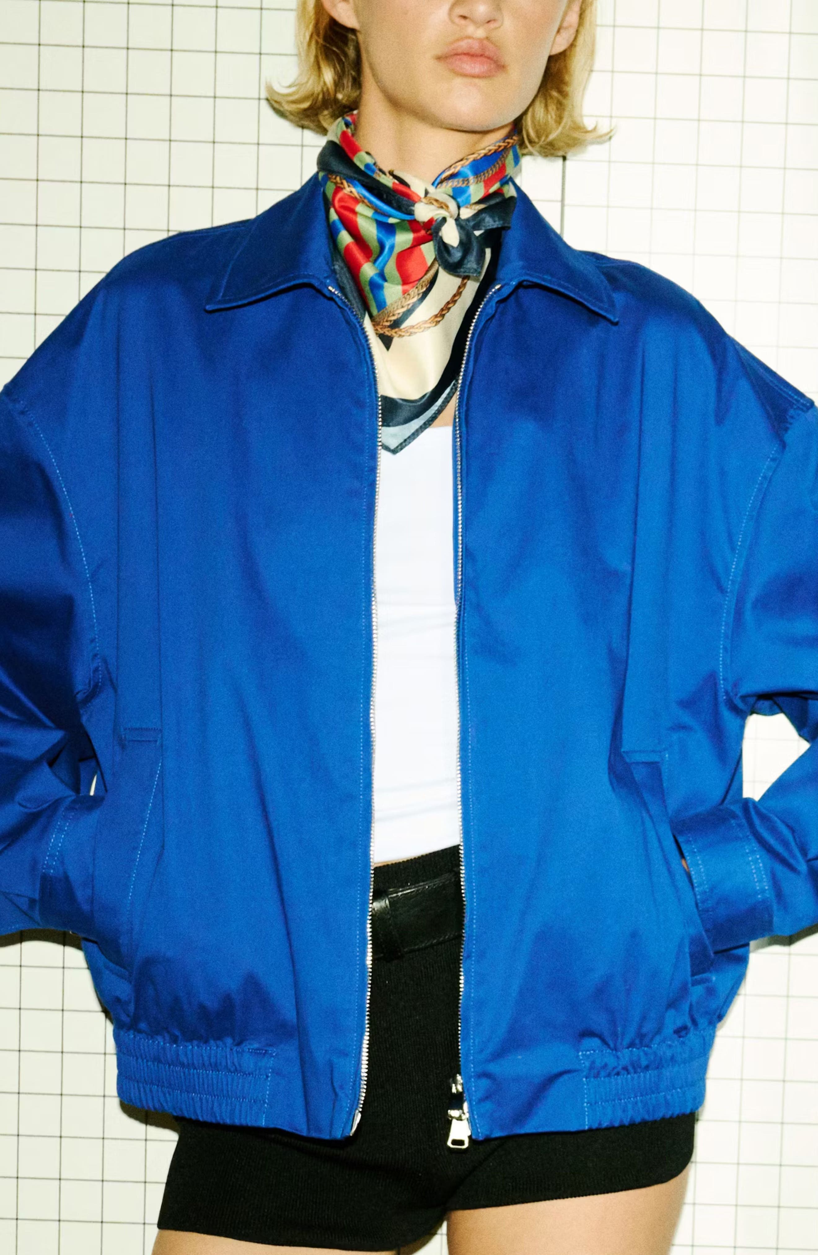 MANGO Starring Hailey Bieber Mutis Oversize Jacket — фото 3