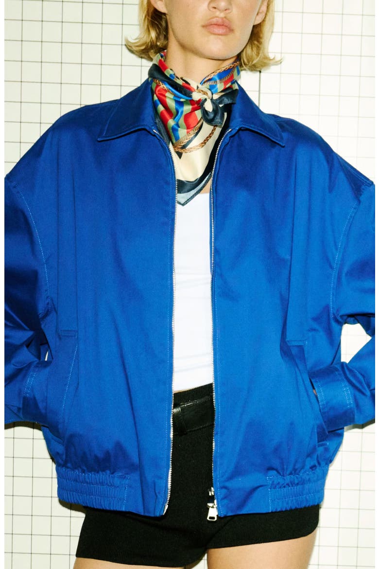 Starring Hailey Bieber Mutis Oversize Jacket, Alternate, color, BLUE