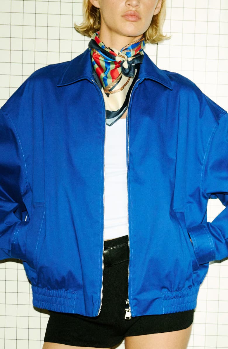 MANGO Featuring Hailey Bieber Mutis Oversize Jacket, Alternate, color, 