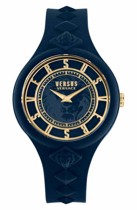 VERSUS Versace Versace Silicone Strap Watch, 39mm & Zip Case