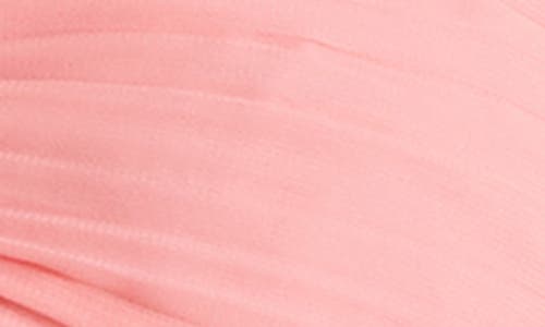 Steve Madden Solange Ruched Peplum Camisole In Peach Romance