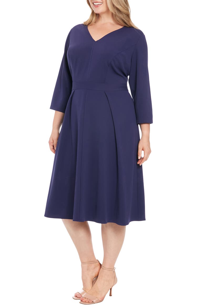 Fit & Flare Dress, Alternate, color, ASTRAL