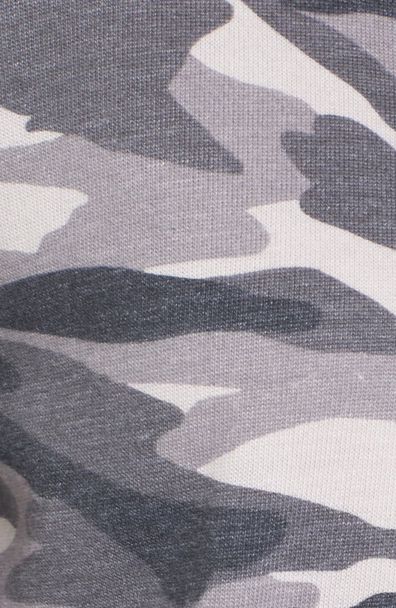 Splendid Active Camo Zip Hoodie, Alternate, color,