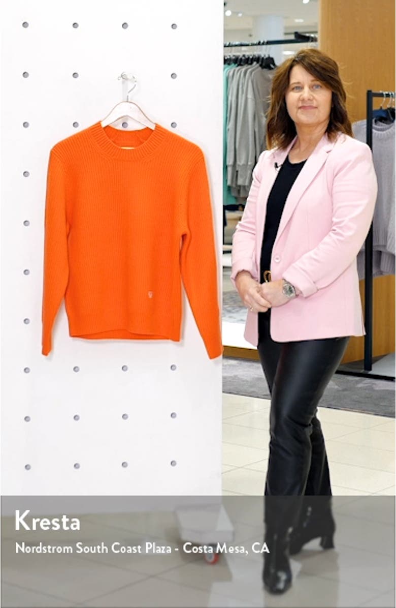 Tory Sport Ribbed Merino Wool Sweater, sales video thumbnail