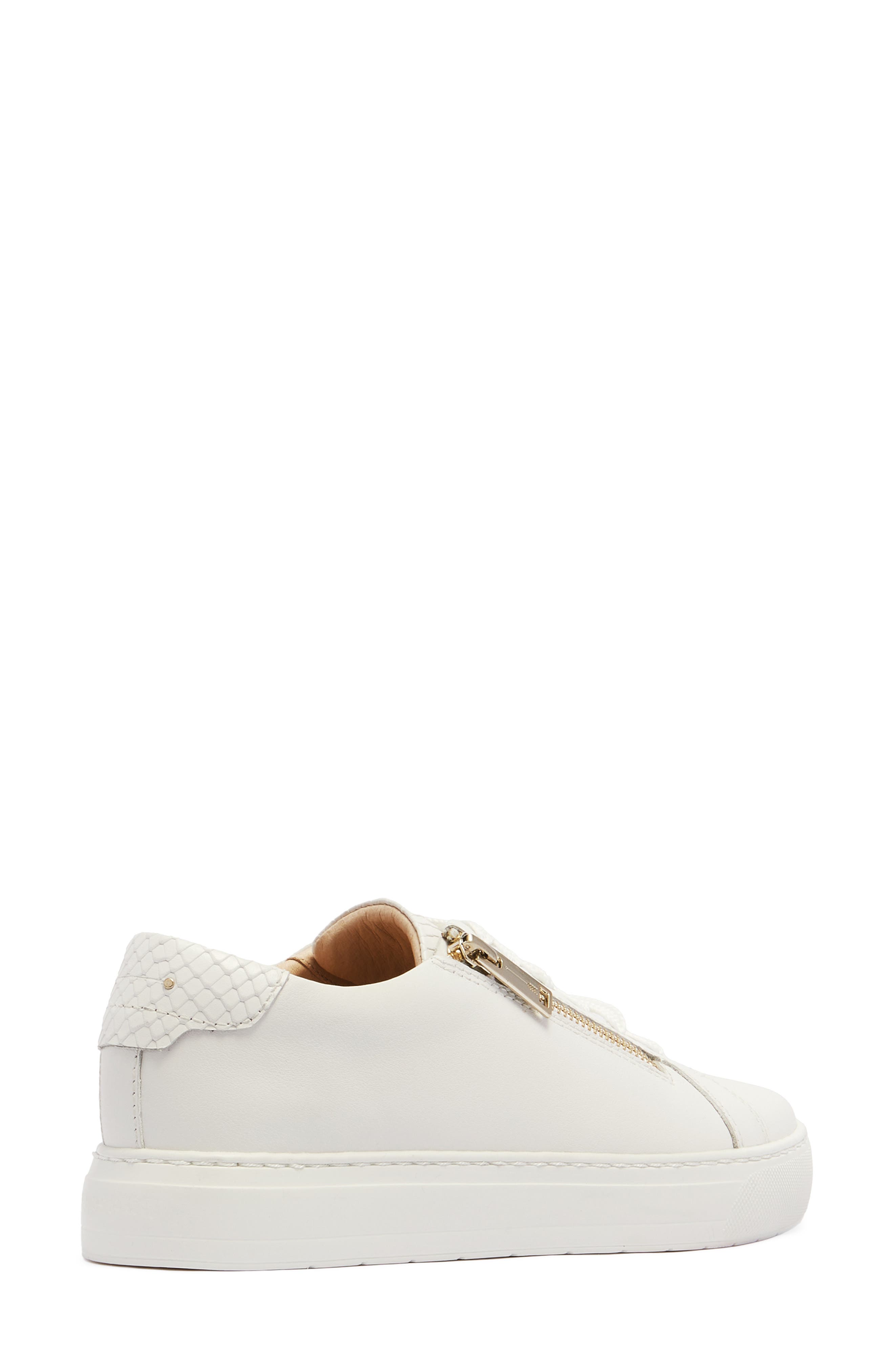 Billie II Leather Sneaker, Alternate, color, WHITE