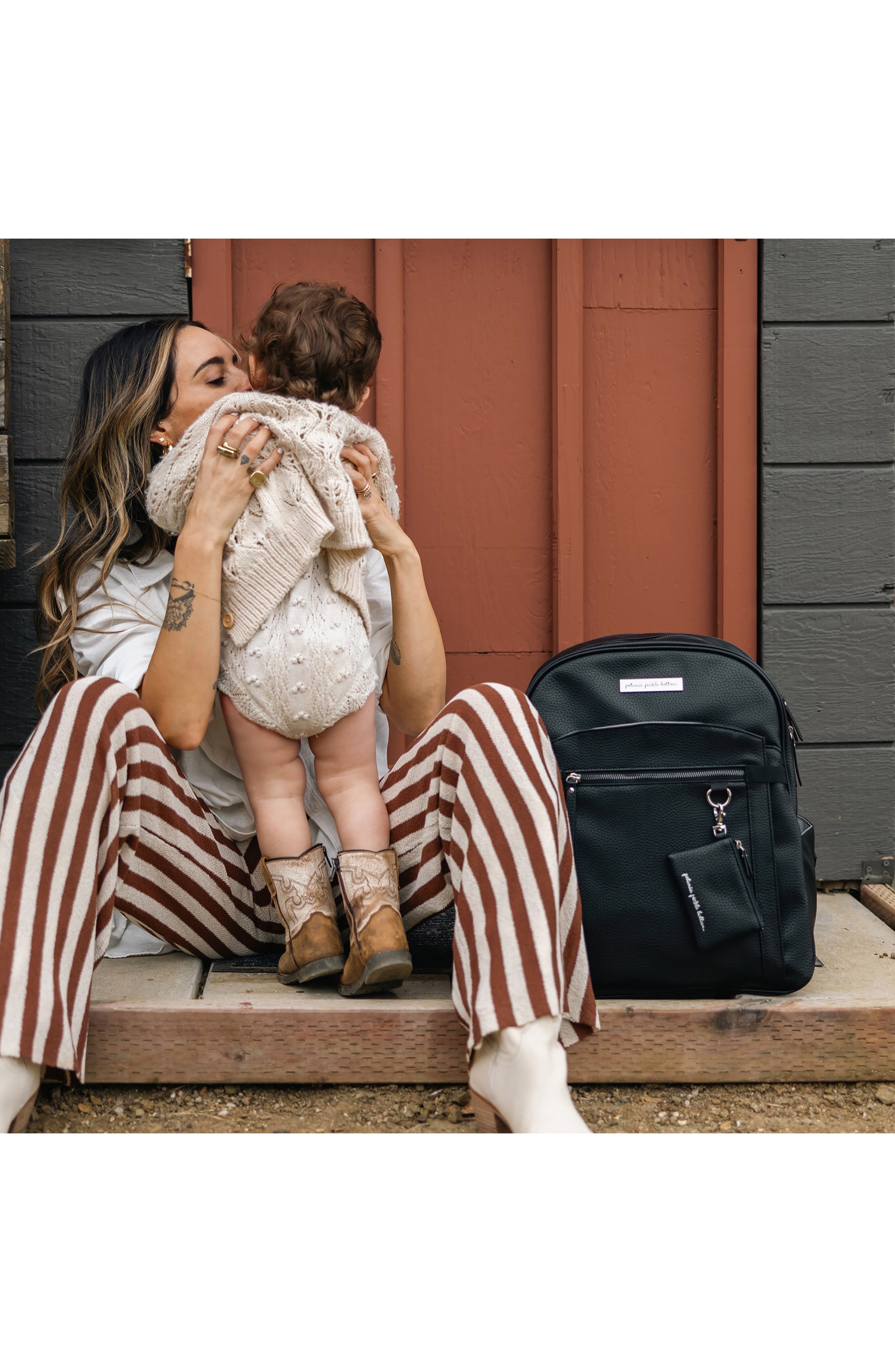 Petunia Pickle Bottom Provisions Breast Pump Backpack, Alternate, color, Ebony