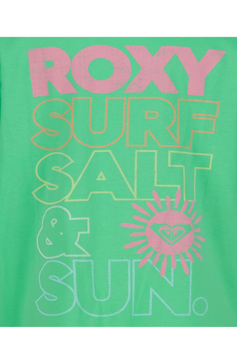 Roxy Kids' Oceanwave Oversize Cotton Jersey T-Shirt, Alternate, color, Meadow