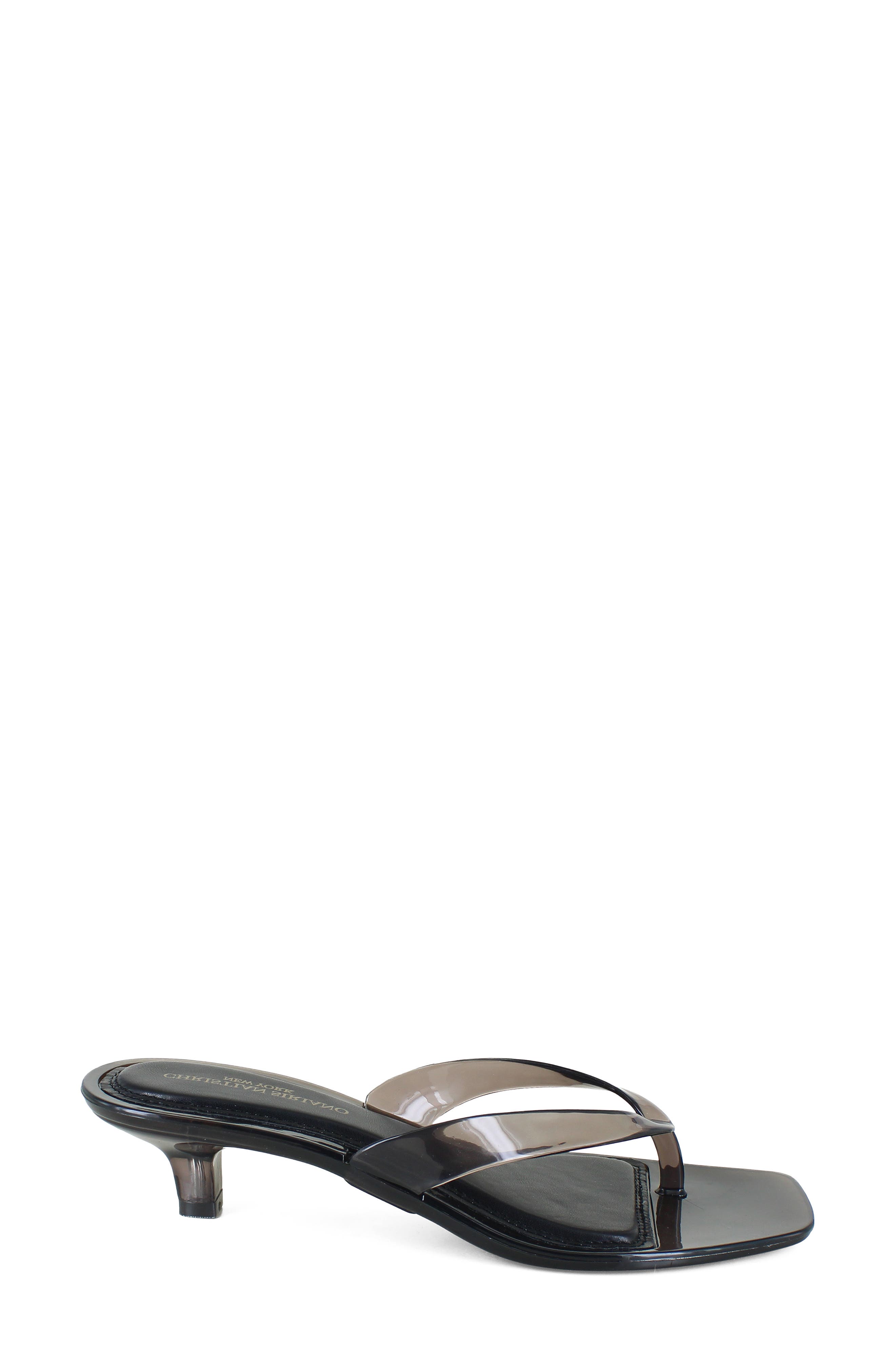 Yash Kitten Heel Sandal, Alternate, color, BLACK