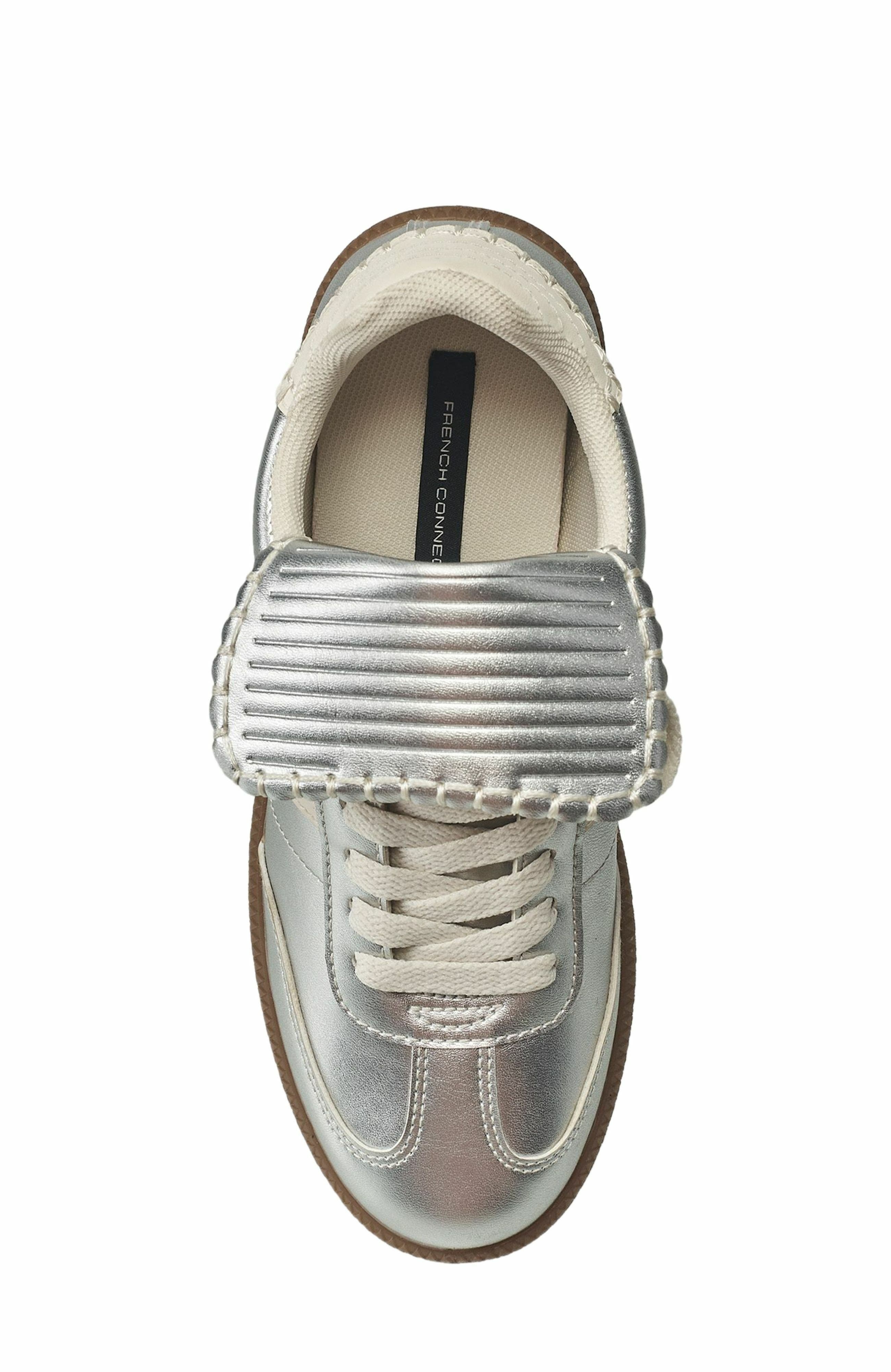 French Connection Over Sized Tounge Sneaker, Alternate, color, 