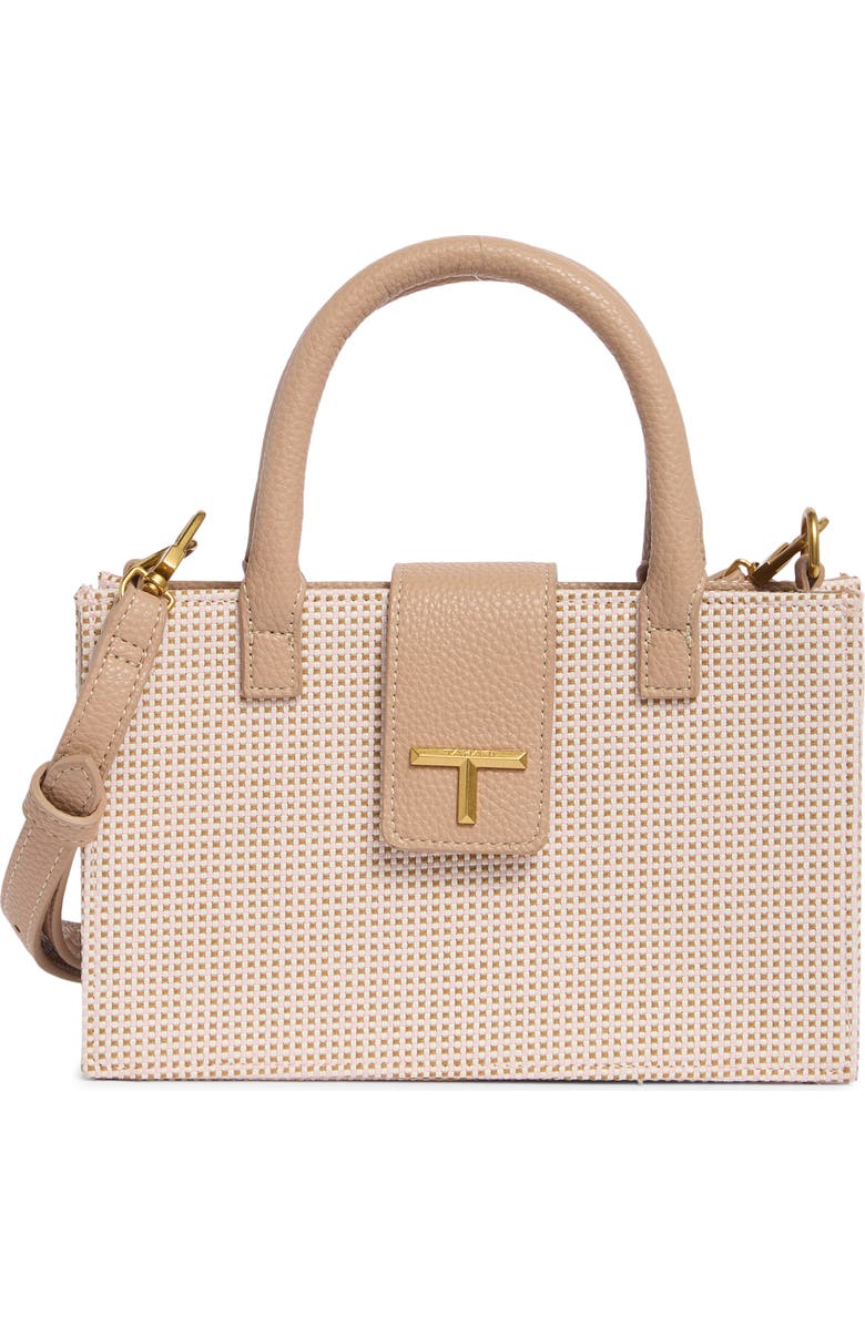 T Tahari Lexington Handbag, Main, color, Wheat